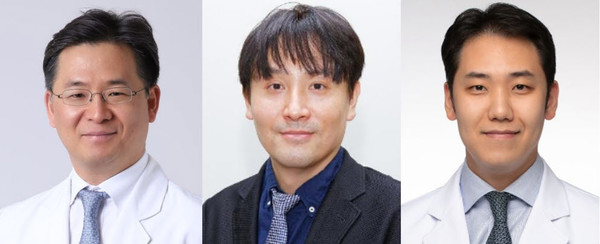 ▲ (왼쪽부터) 변석호 교수, 박장웅 교수, 이준원 교수