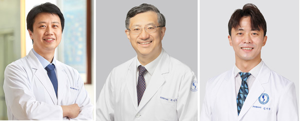 ▲ (왼쪽부터) 최용원 교수, 최진혁 교수, 김태환 교수