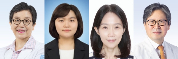 ▲ (왼쪽부터) 김나영 교수, 최수인 선임연구원, 남령희 연구원, 이동호 교수