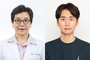 ▲ 김나영 교수(왼쪽)와 김지현 전임의