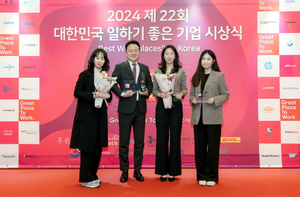 ▲ 대웅제약이 GPTW(Great Place To Work)가 선정한 ‘2024 글로벌 ESG 인권경영 인증’ 부문에서 수상했다