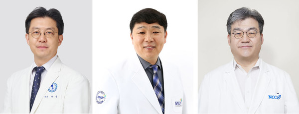 ▲ (왼쪽부터) 허훈 교수, 이영준 교수, 류근원 교수