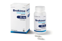 ▲ 베이진은 브루킨사가 미국에서 소포성 림프종 치료를 위해 승인된 최초이자 유일한 BTK 억제제라고 밝혔다.