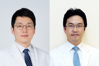 ▲ 윤동욱 교수(왼쪽)과 조종호 교수.