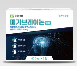 ▲ 부광약품은 기억력 감퇴와 집중력ㆍ주의력 저하에 효능 효과가 있는 신제품 ‘메가브레이논캡슐’을 출시했다고 밝혔다.