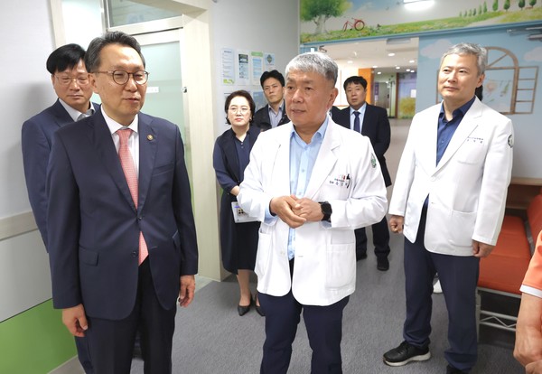 ▲ 복지부 박민수 차관이 국립나주병원과 간담회를 진행했다.