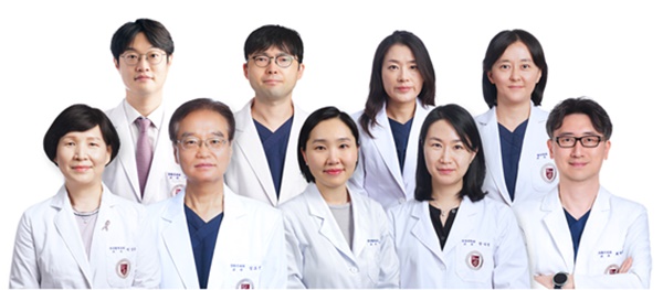 ▲ (왼쪽 위부터 시계방향으로)조동혁 교수, 윤승규 교수, 김수진 교수, 김보련 교수, 최혁순 교수, 한나연 교수, 최윤지 교수, 임도선 교수, 박경화 교수.