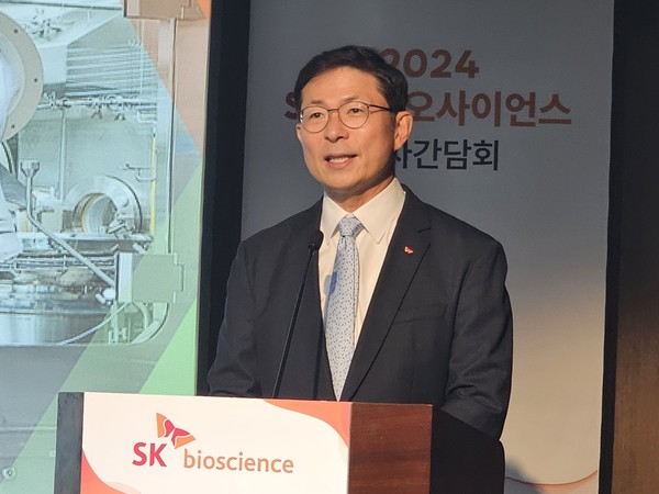▲ 안재용 대표이사는 IDT 바이오로지카와를 인수해 폭발적 시너지를 기대한다고 밝혔다.
