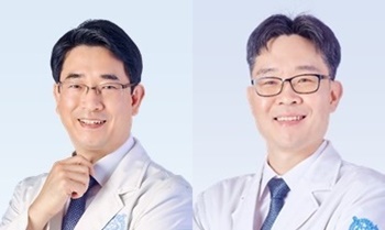 ▲ 장윤석 교수(왼쪽)와 신철민 교수.