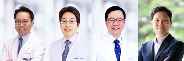 ▲ (왼쪽부터) 박완범 교수, 김택수 교수, 김인호 교수, 권성훈 교수.