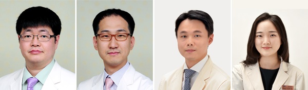 ▲ (왼쪽부터) 정동섭 교수, 임석경 교수, 김주현 교수, 김성목 교수.