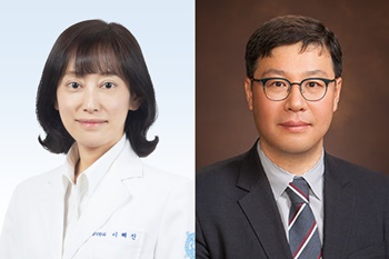▲ 이혜진 교수(왼쪽)와 이진용 교수.