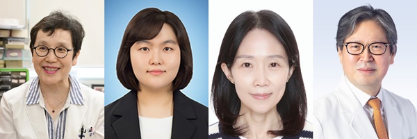 ▲ (왼쪽부터) 김나영 교수, 최수인 박사), 남령희 연구원, 이동호 교수.