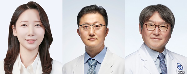 ▲ (왼쪽부터) 이한아 교수, 이상헌 교수, 김도영 교수.