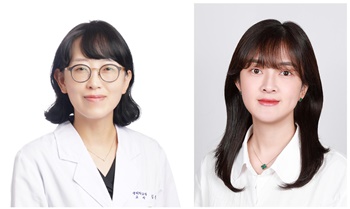 ▲ 김경미 교수(왼쪽)와 이현지 교수.