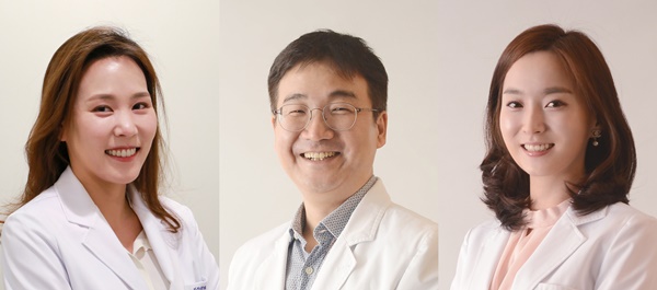 ▲ (왼쪽부터) 유정은 교수, 윤대현 교수, 진은효 교수.