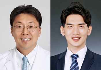 ▲ 곽수헌 교수(왼쪽)와 이현석 연구원.
