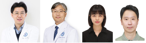 ▲ (왼쪽부터) 허훈 교수, 임선교 교수, 오한나 박사, 중앙대 설우준 교수