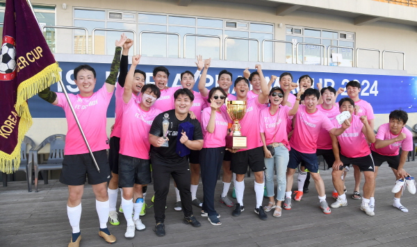 ▲ 한국글로벌의약산업협회는 지난 8월 31일 ‘제 19회 KRPIA 파마컵(Pharma Cup) 2024’ 축구 대회를 성황리에 마쳤다고 밝혔다.
