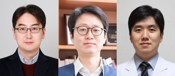 ▲ (왼쪽부터) 김형민 박사, 김선광 교수, 김재호 교수.