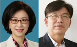 ▲ 문애리 교수(왼쪽)와 정낙신 교수.