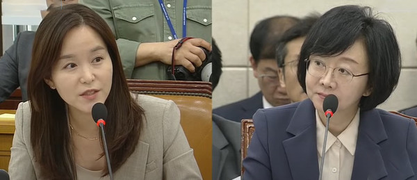▲ 개혁신당 이주영 의원(왼쪽)은 위고비 남용 가능성이 있어 비대면 진료 처방을 제한할 제도적 장치를 마련해야 한다고 주장했다.