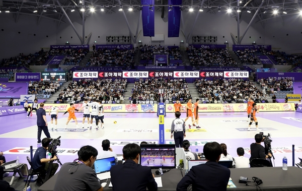 ▲ 조아제약이 남자 프로배구단 대한항공 점보스와 파트너십을 체결했다.