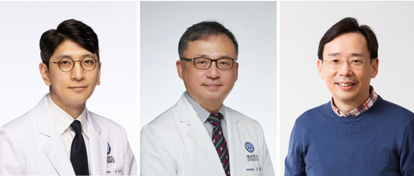 ▲ (왼쪽부터) 나민석 교수, 김창훈 교수, 신의철 교수