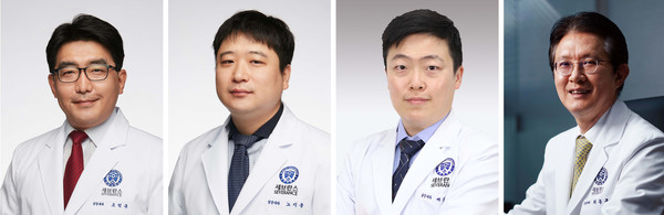 ▲ (왼쪽부터) 조덕규, 노지웅, 배성아, 최동훈 교수