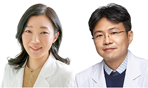 ▲ 박지선(왼쪽), 김동현 교수
