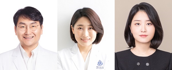 ▲ (왼쪽부터) 조철현 교수, 정선재 교수, 양지수 박사.