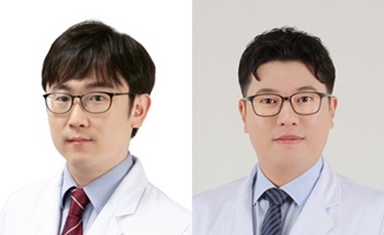 ▲ 이민우 교수(왼쪽)와 천대영 교수.