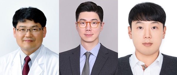 ▲ (왼쪽부터) 선종근 교수, 양홍열 교수, 박찬진 교수.