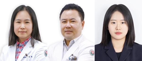 ▲ (왼쪽부터) 김자혜 교수, 최강호 교수, 김혜진 학생.