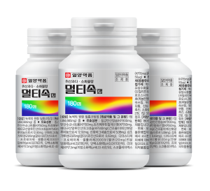 ▲ 일양약품은 소화불량, 위통, 속쓰림, 구역과 구토에 효과가 좋은 8가지 복합성분 기능성 소화제 ‘멀티속정’을 출시했다고 밝혔다.