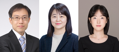 ▲ (왼쪽부터) 구희범 교수, 박지선 박사, 전하영 연구원