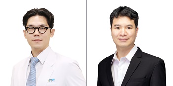 ▲ 송우진 교수(왼쪽)와 임정균 교수.
