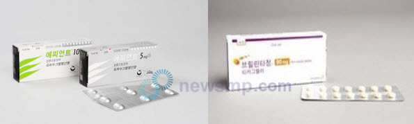 ▲ 다이이찌산쿄의 항혈소판제 에피언트가 다시 한 번 브릴린타에 일격을 날렸다.