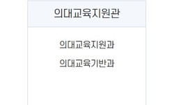▲ 교육부는 지난 1일, 의대교육지원관 조직을 신설했다.