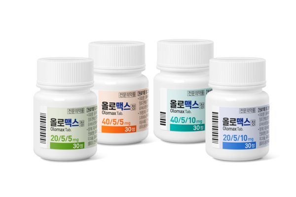 ▲ 대웅제약의 고혈압ㆍ이상지질혈증 치료제 복합제 올로맥스가 혈압과 LDL-C 치료 목표 달성률을 개선했다는 국내 다기관 연구 결과가 보고됐다.