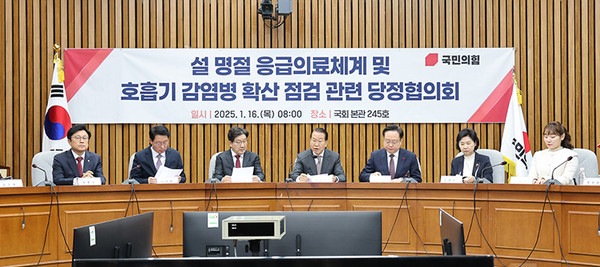 ▲ 정부와 여당은 16일, 설 명절을 앞두고 응급의료체계 및 호흡기 감염병 확산 점검 대책 회의를 열었다.