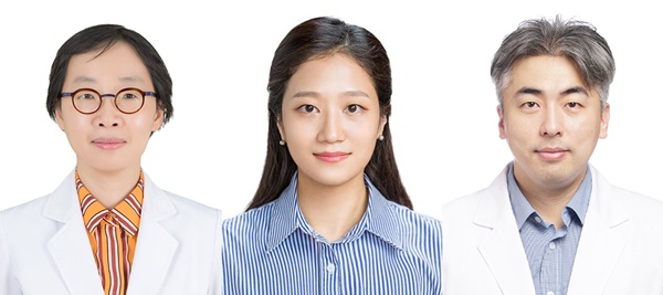 ▲ (왼쪽부터) 이영흔 교수, 김채리 교수, 태범식 교수.
