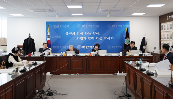 ▲ 대한약사회 감사단은 11일, 2024년 결산감사를 진행했다.