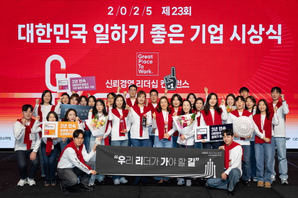 ▲ 멀츠 에스테틱스 코리아는 지난 20일, 글로벌 신뢰경영 평가 기관인 미국 GPTW가 주관하고 GPTW 코리아가 주최하는 ‘2025 대한민국 일하기 좋은 기업’에서 1위를 차지했다고 밝혔다.