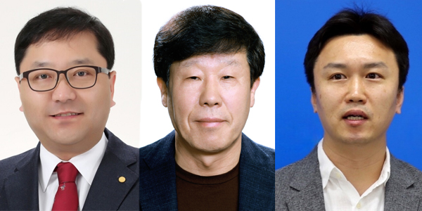▲ (왼쪽부터) 이광민 부회장, 최용석 부회장, 오인석 부회장