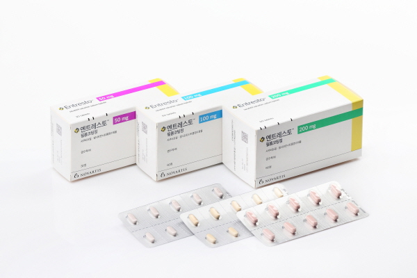 ▲ 노바티스의 심부전 치료제 엔트레스토가 심부전 환자의 기저 NT-proBNP 수치에 관계 없이 일관돤 이득을 제공한다는 연구 결과가 보고됐다.
