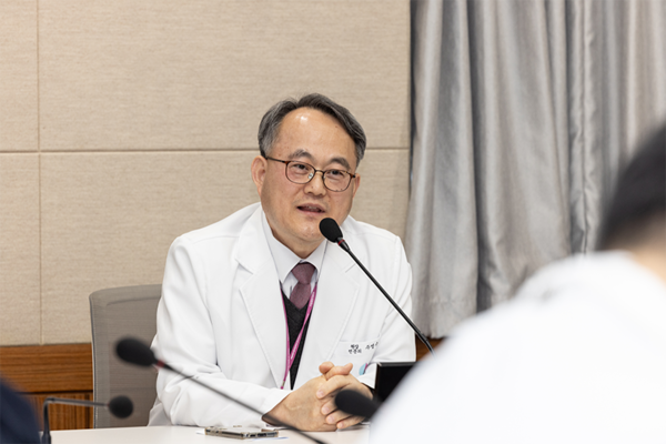 ▲ 주영수 원장이 이임식을 진행했다.