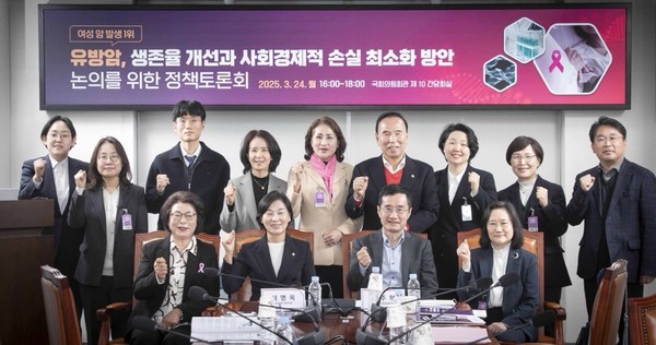 ▲ 한국유방암환우총연합회가 국회 정책토론회를 열었다.