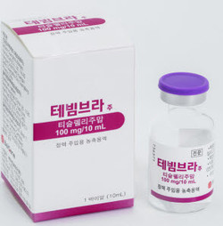 ▲ 베이진코리아는 4월 1일부터 면역항암제 테빔브라(성분명: 티슬렐리주맙)가 식도편평세포암 환자의 2차 이상 요법으로 건강보험 급여를 적용 받는다고 밝혔다.