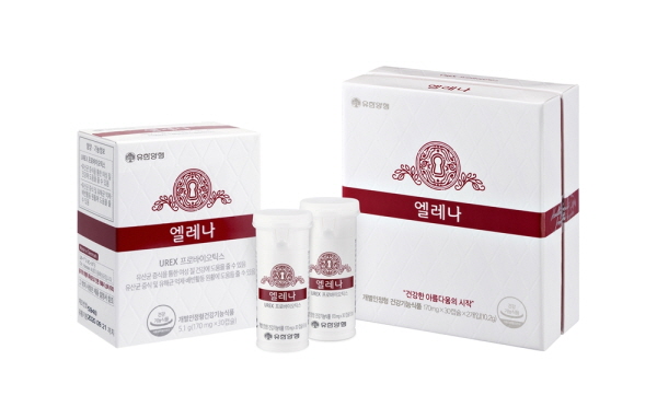 ▲ 유한양행이 프리미엄 여성 유산균 브랜드 ‘엘레나’가 연 매출 300억 원을 돌파했다고 밝혔다.